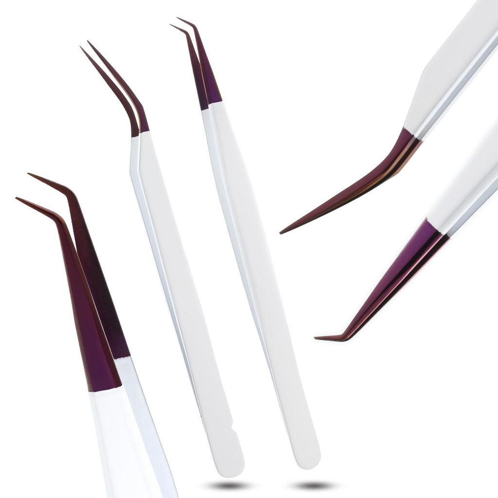 My Lash Tools New Isolation Lash Tweezers For Eyelash Extensions Best for Individual Isolation & Classic Lashes Japanese Stainless Steel Lightweight Precision Lashing Twisers (CEC-JP/01)