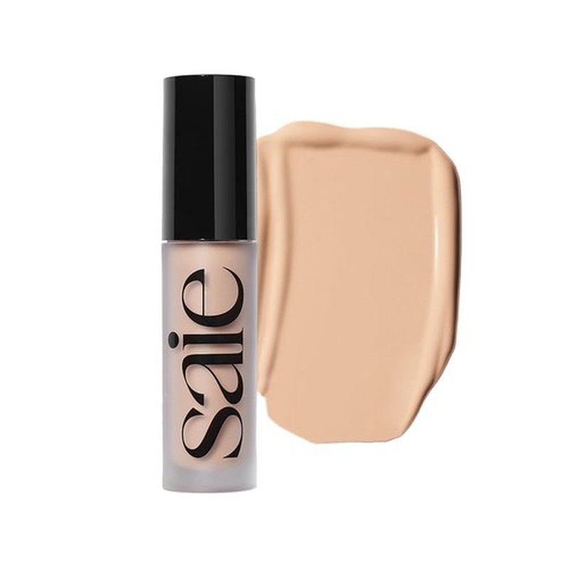 Saie Slip Tint Radiant Cream Concealer - Lightweight Hydrating Makeup for Dark Circles & Blemishes - Shade 6 (0.17 oz)