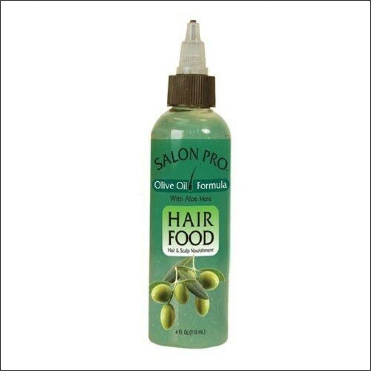 Salon Pro Hair Food, Coconut Oil With Almond & Olive Oil, 4 Ounce