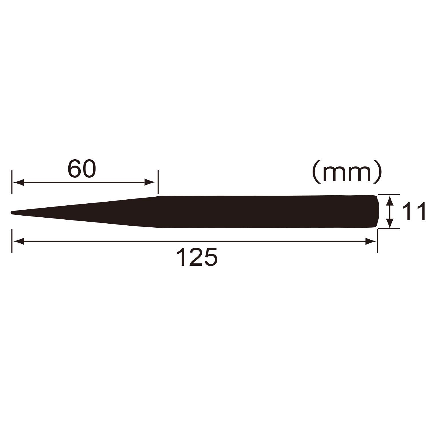 ENGINNER PTZ-61 Fine Tipped Black-Coated ESD Safe Tweezer