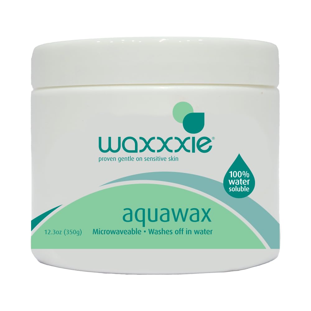 Waxxxie Aquawax 13.5 oz Water-Soluble Sugar Strip Wax for Arms & Legs
