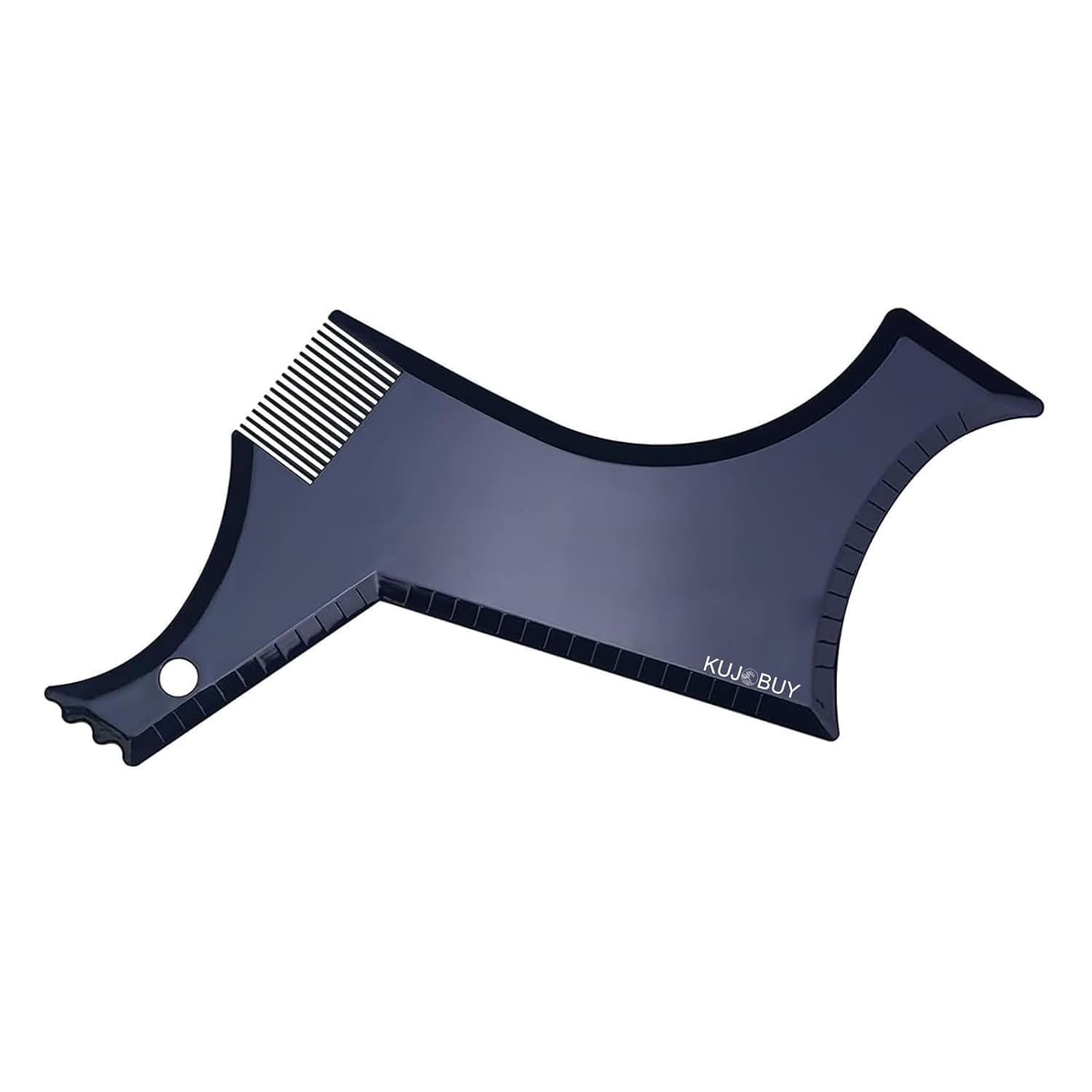 Beard Shaping Tool with Template and Edger for Symmetric Jaw, Cheek and Neck Lines - Grooming Guide for Stylish Goatee, Mustache, and Curve Step Cut (Pack of 1) - Great Gift