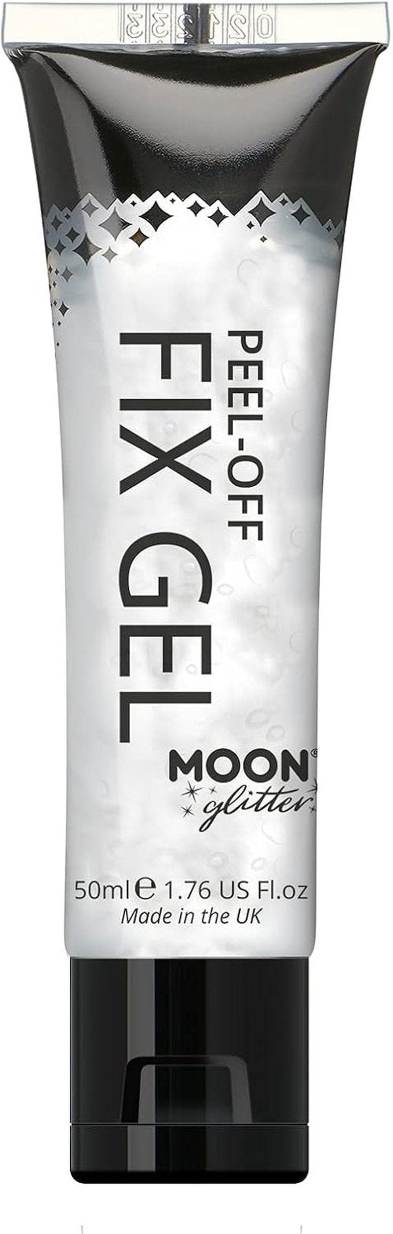 Moon Glitter Peel Off Glitter Fix Gel - 50ml Cosmetic Adhesive Primer for Face & Body, All Glitter Types