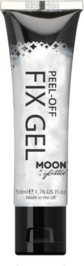 Moon Glitter Peel Off Glitter Fix Gel - 50ml Cosmetic Adhesive Primer for Face & Body, All Glitter Types