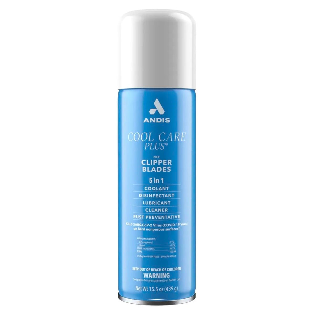 Cool Care Plus Clipper Blade Cooling Lube Cleaner Groomer Stylist Barber 15.5oz Spray (2 Cans)