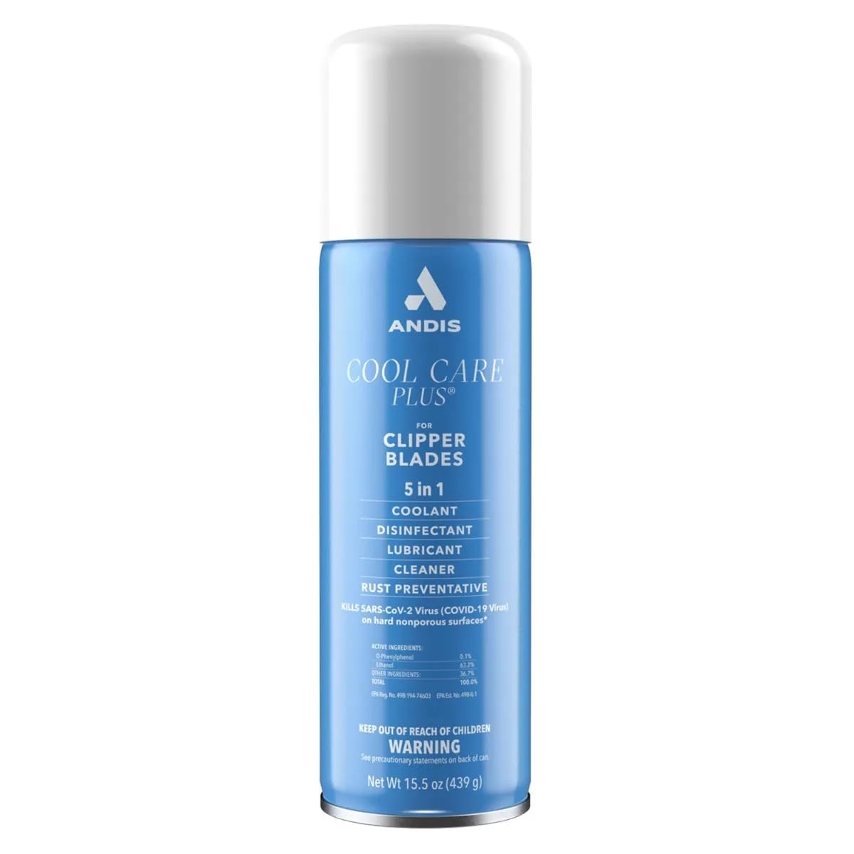 Cool Care Plus Clipper Blade Cooling Lube Cleaner Groomer Stylist Barber 15.5oz Spray (2 Cans)