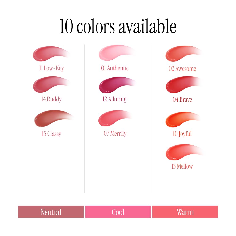 athé Authentic Lip Balm – Skincare-Grade Tinted Lip Balm Stick | Madecassoside, Ceramide & Squalane | 4-Oil Botanical Blend | Fragrance-Free, Petrolatum-Free | K-Beauty Vegan | 0.12 oz