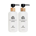 Pacha Soap Co. Body Wash & Lotion Set - White Blossom & Fig Scent, Hydrating & Moisturizing Formula with Clean Ingredients and Essential Oils, Paraben and Dye-Free, Made in USA, 2-Pack, 16 fl oz Each