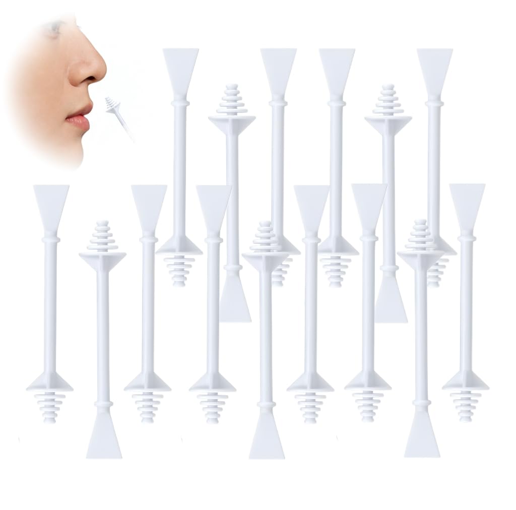 NITOTECA 70pcs Disposable Nose Wax Applicator Sticks – Dual-Ended, Eco-Friendly & Hygienic Grooming for Home, Travel & On-the-Go, Painless Nasal & Ear Hair Removal for Men & Women