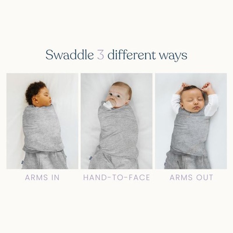 HALO Sleepsack Swaddle - 100% Cotton Wearable Blanket with 3-Way Adjustability | Forest Friends, Newborn 0-3 Months