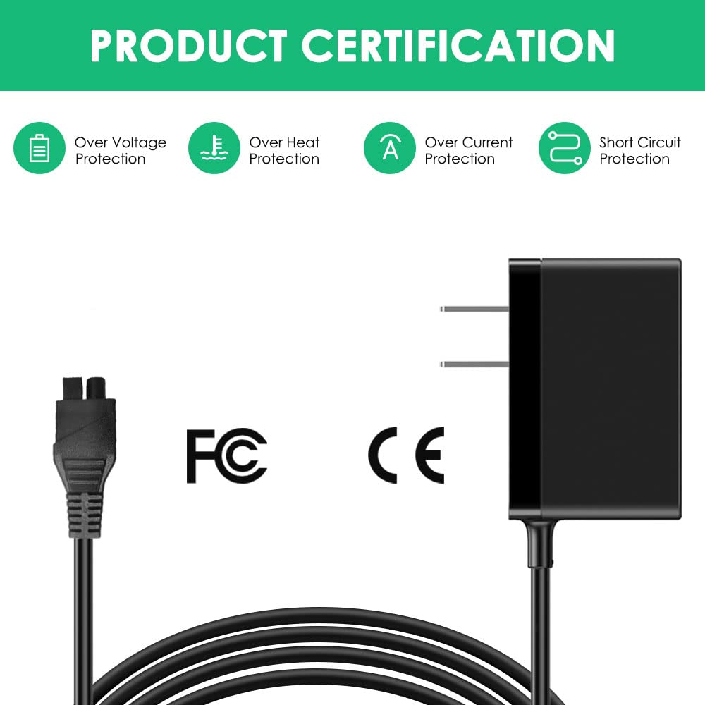Mrgru Vacuum Cleaner Replacement Charger for 440008693 Compatible with Dirt Devil Vacuum Cleaner BD10315B BD30025BFD BD22052 BD30025B BD10310 Power Adapter Supply