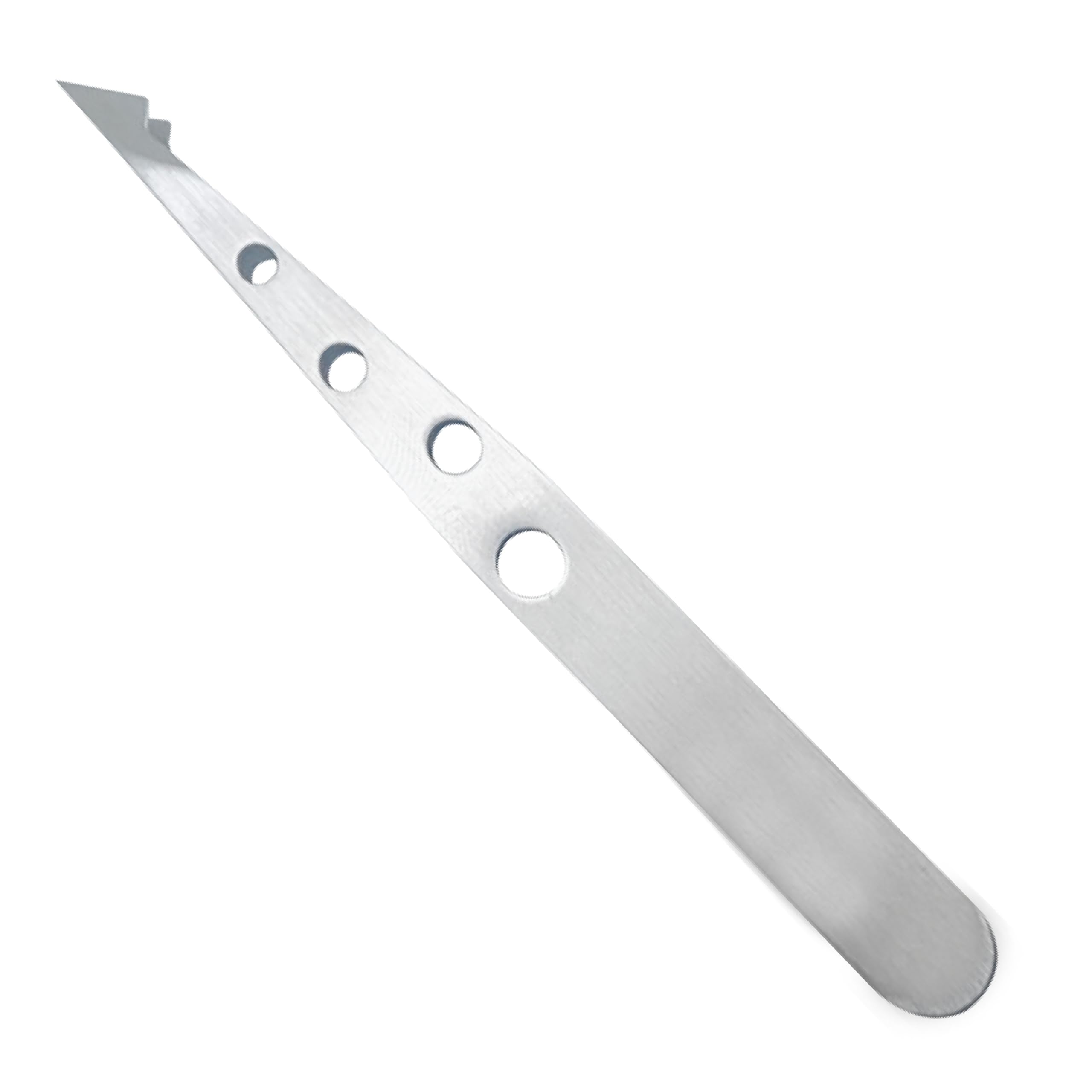 Slanted Point Tweezers, Stainless Steel, Precision Eyebrow and Hair Removal, SUNDEN SD2310