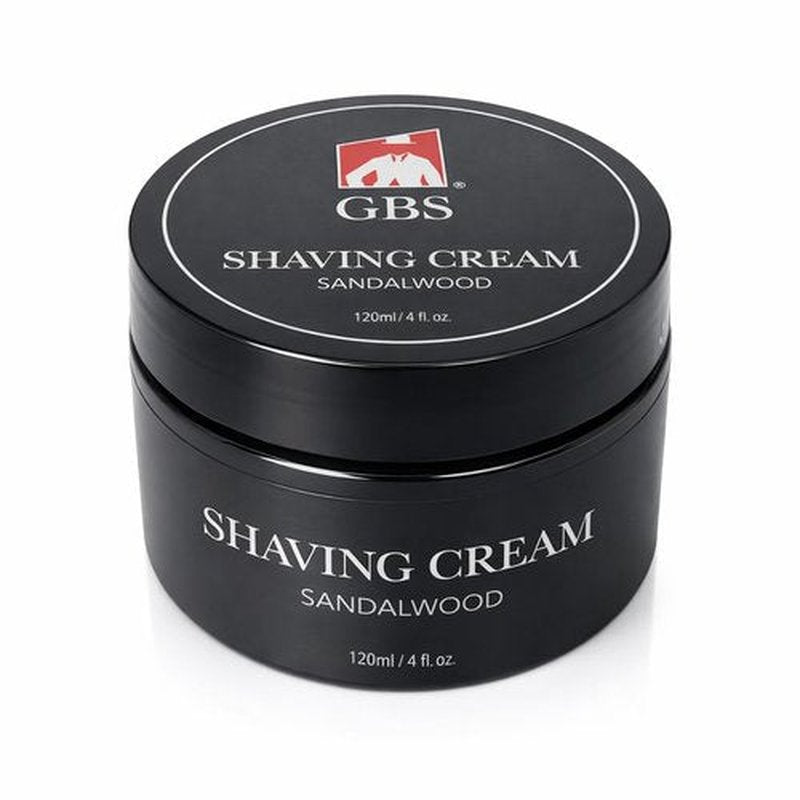 G.B.S Sandalwood Shaving Cream - Hydrating Formula for Sensitive Skin | Smooth, Close Shave, 1 Pack