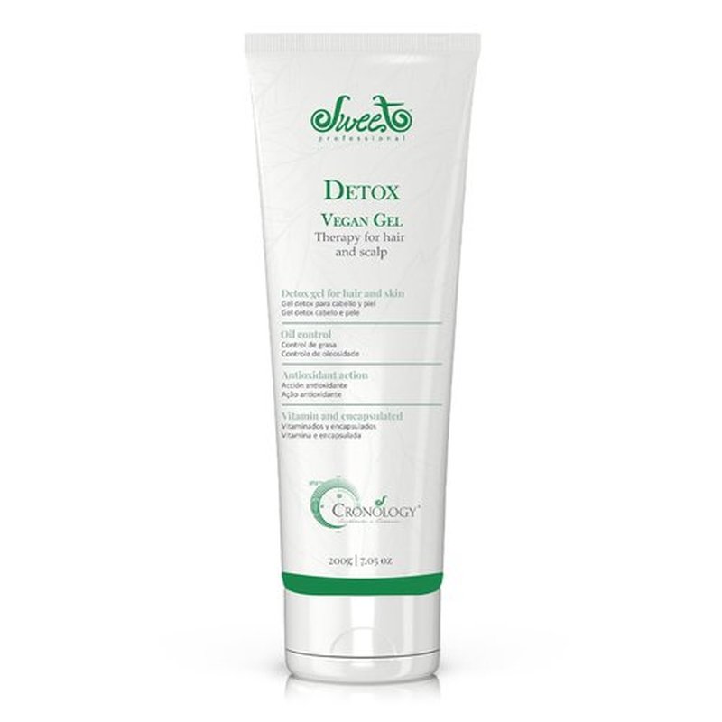 Skiennix Detox Hydrating Gel Hair Mask - Nourishing Oil Control for Hair & Scalp - Vegan, Green Clay & Red Seaweed - 7.05oz