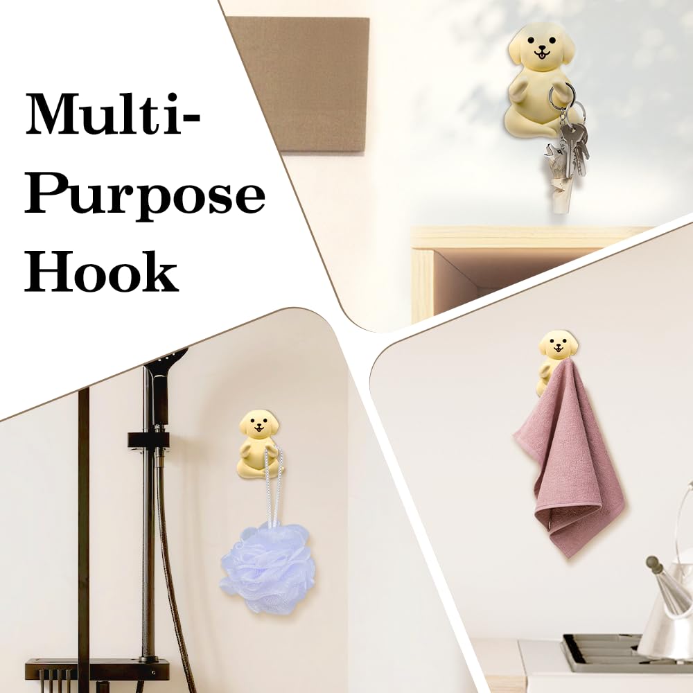 Mhfpl Cute Dog Razor Holder Shower, Cute Gadgets Leg Razor Holder, Relaxing Shower Accessories, Funny Animals Bathroom Decor for Women Mom Sister Friend Wife Girlfriend, Funny Dog Gifts for girlfriend