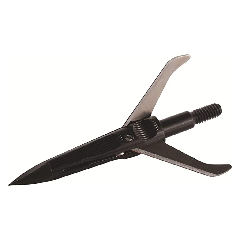 NEW Archery Products Spitfire 3-Blade Durable Precise Front-Deploying Archery Bowhunting Mechanical Broadhead, 125 Grain, 4 Pack