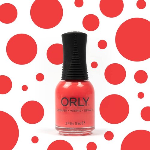 Orly Nail Polish 'Connect the Dots' | Coral Pink Creme Nail Lacquer from POP Lacquer Collection | 0.6fl oz