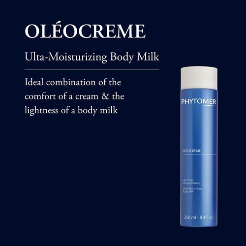 PHYTOMER Oleocreme Ultra-Moisturizing Body Milk - Soothing Lotion for Nourished, Plumped Skin | 250 ml