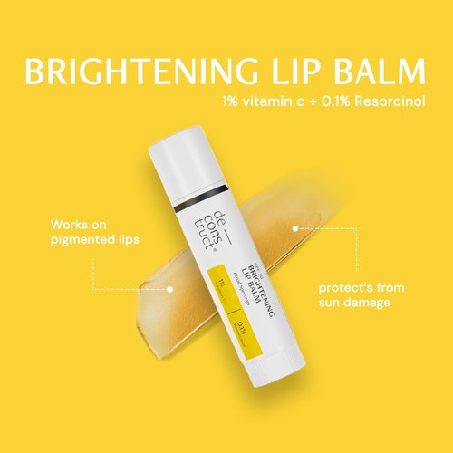 Deconstruct Glow Guard Duo - Brightening Lip Balm & SPF 50+ Gel Sunscreen | 4g + 50g | Perfect for All Skin Types