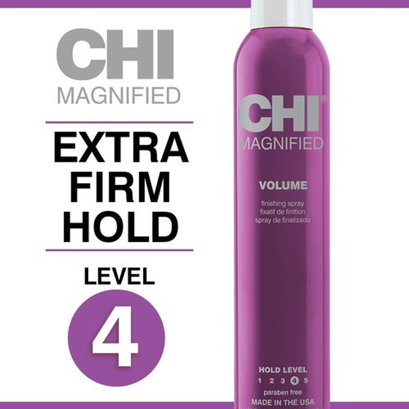 CHI Magnified Volume Finishing Hair Spray - Boost Volume & Shine, 12 Oz | Maximum Fullness & Strength