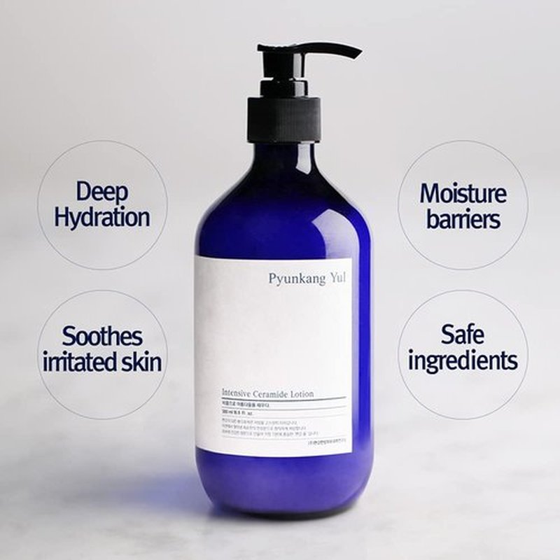 Pyunkang Yul Intensive Ceramide Body Lotion - Non-Greasy, Minimal Ingredients, 500ml | Korean Skincare