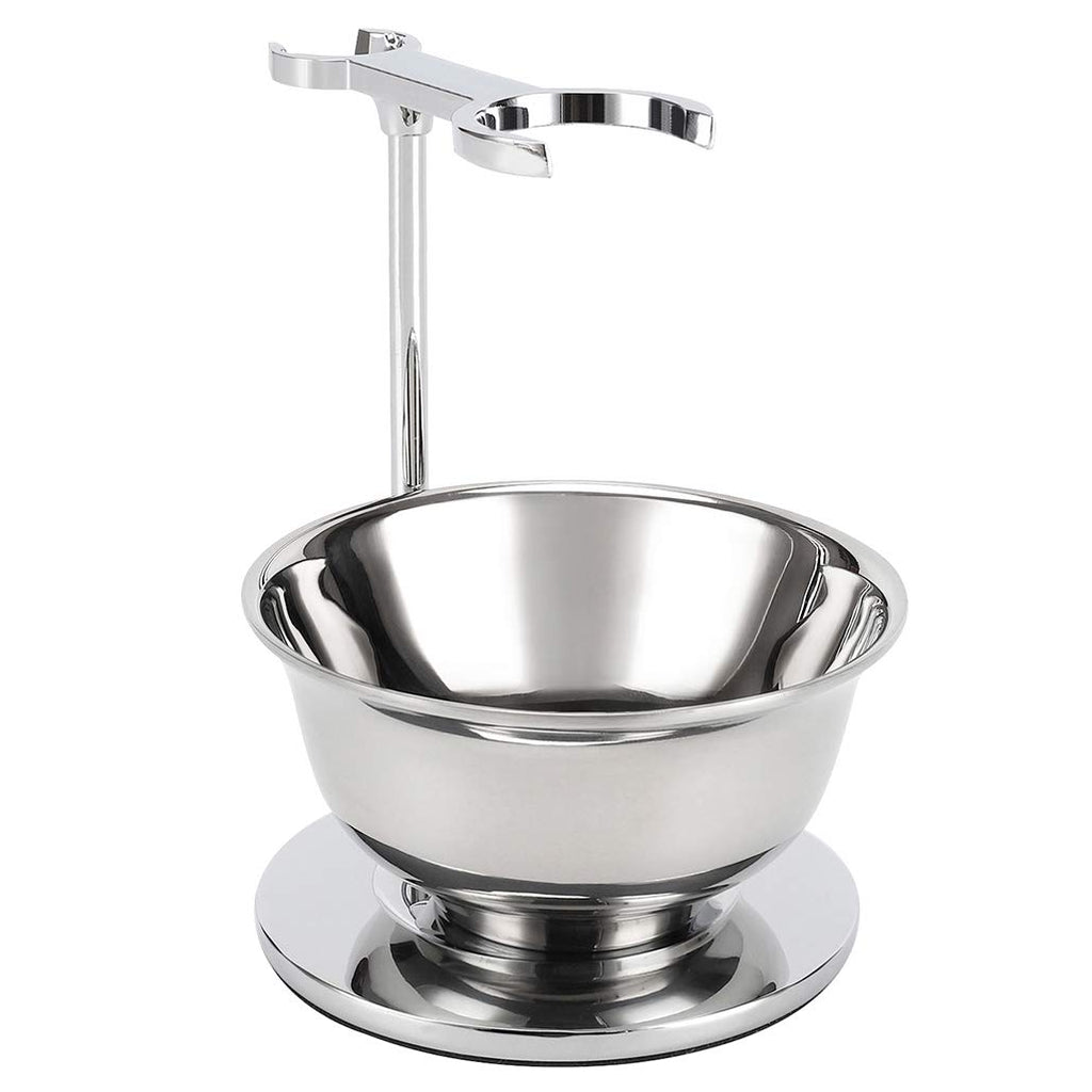 PerPro Professional Shaving Sets for Men, Universal Shave Stand Holder With Stainless Steel Soap Bowl/mug for Cartridge Razors,Safety Razor and Most Brushes