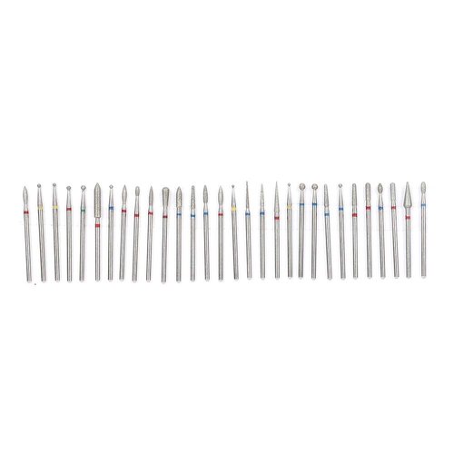 Russian Manicure Drill Bits, Nail Art Drill Kit, Grind Head Electric Nail Drill Machine Accessories Nail Polishing Machine Manicure Pedicure Bits[A]