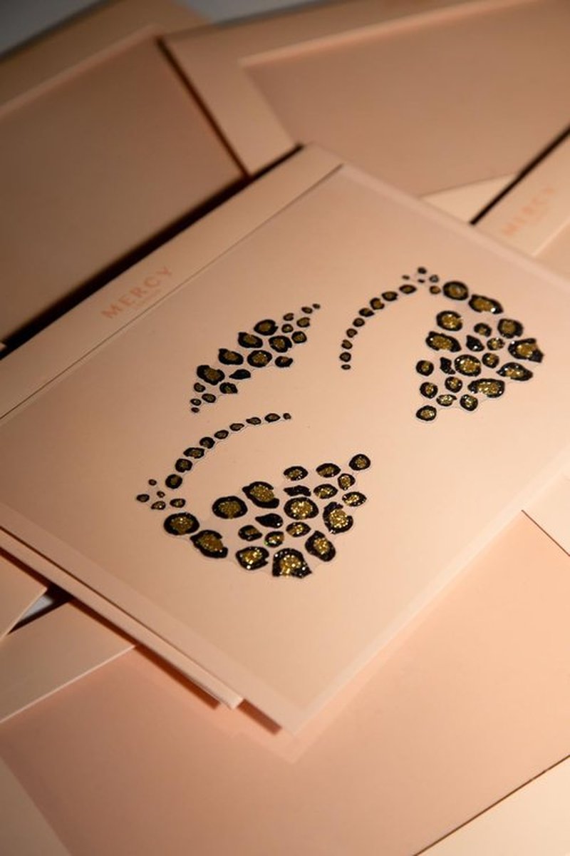 Leopard Print Contour Face Jewels by Mercy London Leopard Cat Costume Accessories Gems All In One Halloween Stick On