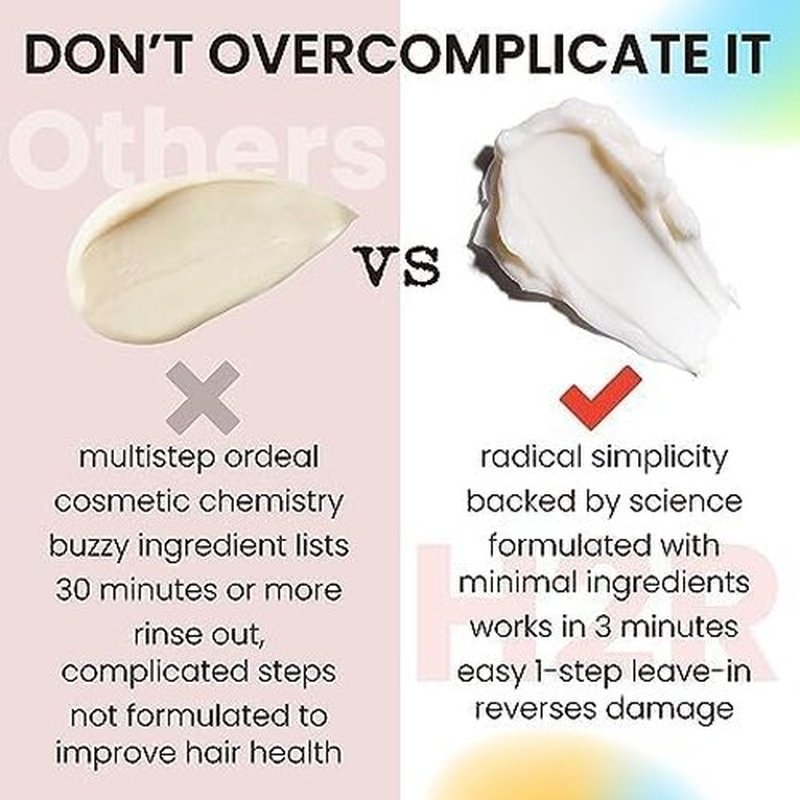Skiennix Hair Mask - Leave-In Treatment for Damaged Hair | Molecular Bonding for Growth & Frizz Control