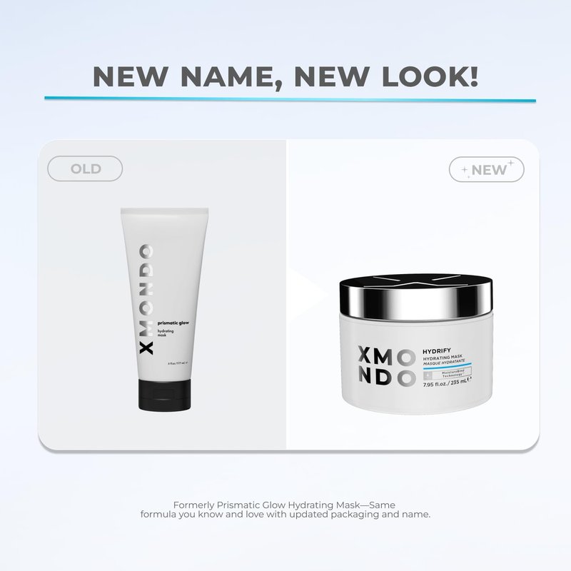 XMONDO Hair Hydrify Hydrating Mask Ð Deep Moisture, Silky Results | Restores Softness + Smooths Frizz
