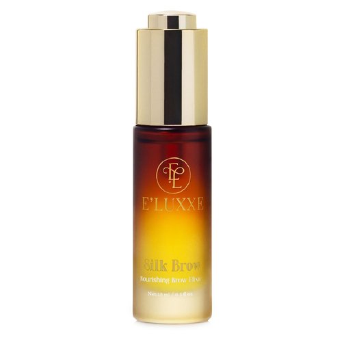 E'Luxxe SilkBrow Eyebrow Growth & Conditioning Elixir - Castor Oil for Eyebrows with Apricot Oil, Biotin & Silk Proteins - Brow Aftercare - Post-Lamination Care (15ml)