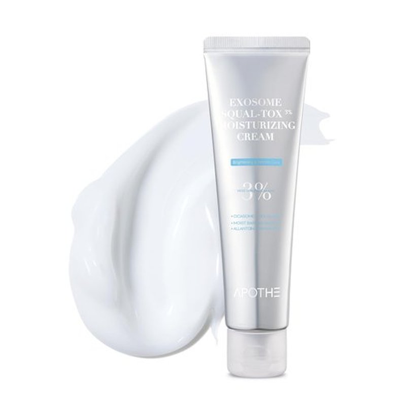 APOTHE Exosome Squal-Tox Moisturizing Cream 2.03 fl oz (60ml) – Long-Lasting Hydration, Firming, and Skin Barrier Strengthening with Squalane, Centella Asiatica, and Exosome Technology