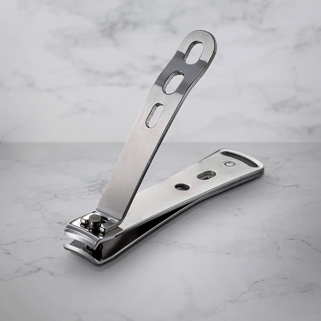 Seki Edge All Stainless Steel Nail Clippers (SS-111) - Medical Grade Professional Fingernail Clippers, Cutter, Trimmer - Manicure Nail Care Tool for Men & Women - Made in Japan