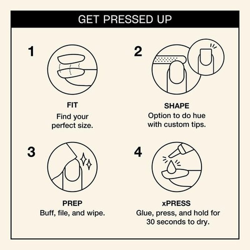 OPI Press On Nails - Easy Application | Salon-Quality Manicure | Various Designs Available