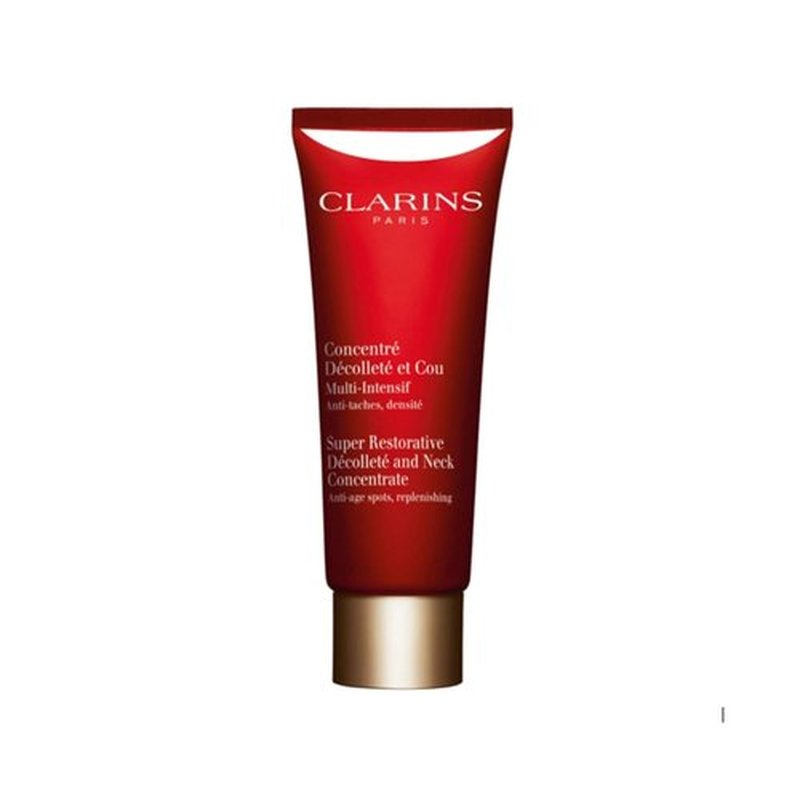 Clarins Super Restorative Décolleté & Neck Concentrate - Anti-Aging Cream for Mature Skin | Deeply Replenishing Formula