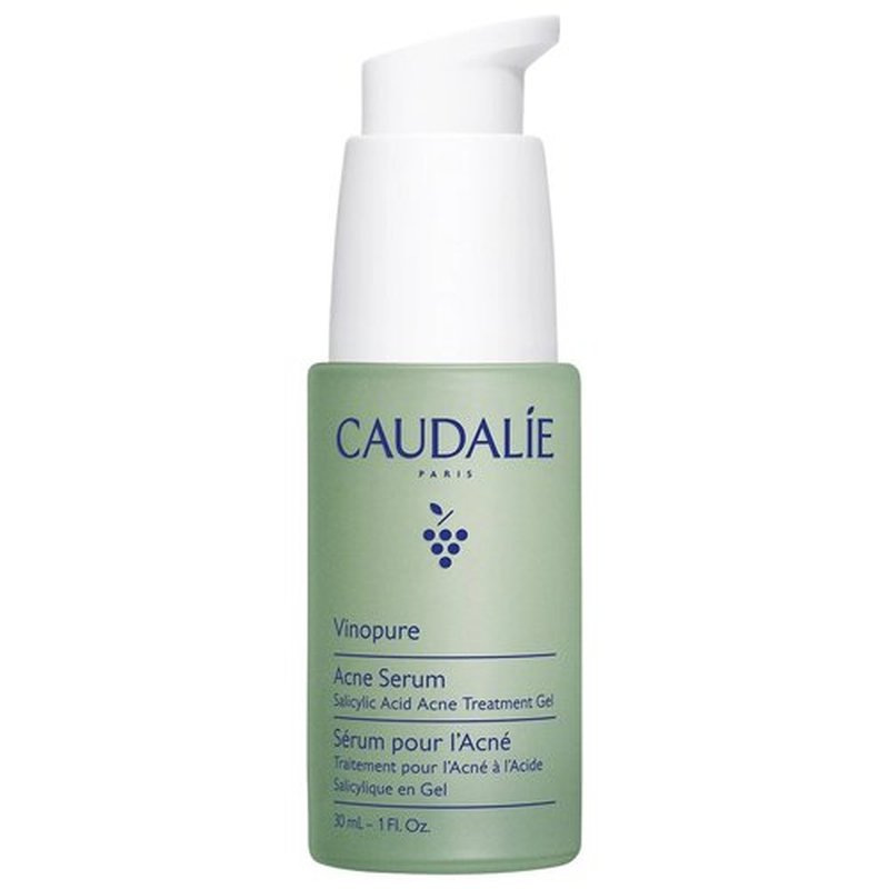 Caudalie Vinopure Acne Treatment - Salicylic Acid Serum for Blemish Control | 30 mL