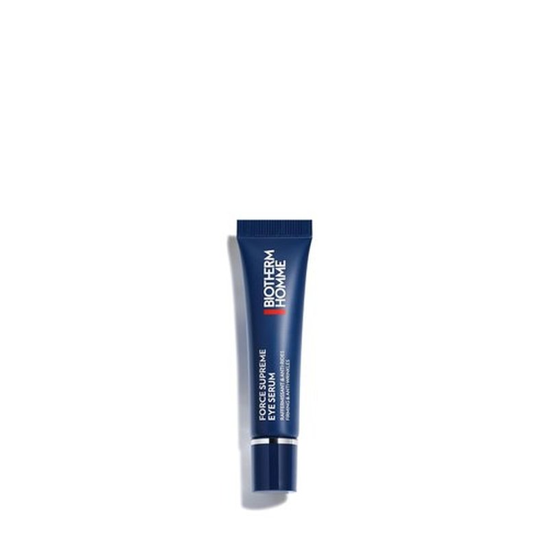 Biotherm Homme Force Supreme Eye Serum - Anti-Wrinkle Treatment for Dark Circles & Puffiness | 0.5 Fl. Oz.