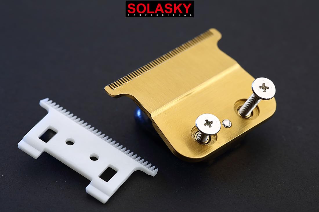SOLASKY FX707 Replacement Trimmer Ceramic Blades Compatible with BaByL FX787 & FX726 Trimmer FX707Z Replacement Blades for BaByL Trimmer Blade