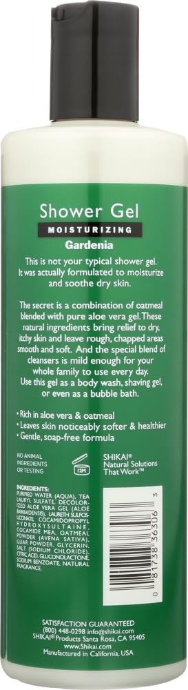 SHIKAI Moisturizing Shower Gel White Gardenia 12 OZ by Shikai BEAUTY