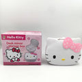 FUAN Kitty jewelry Box Cute Jewelry Anime Kitty Portable Travel Jewelry Case Cartoon Kawaii Jewelry Box For Women Jewelry Charms Kids Jewelry Box Anime Cat Jewelry Case With Mirror