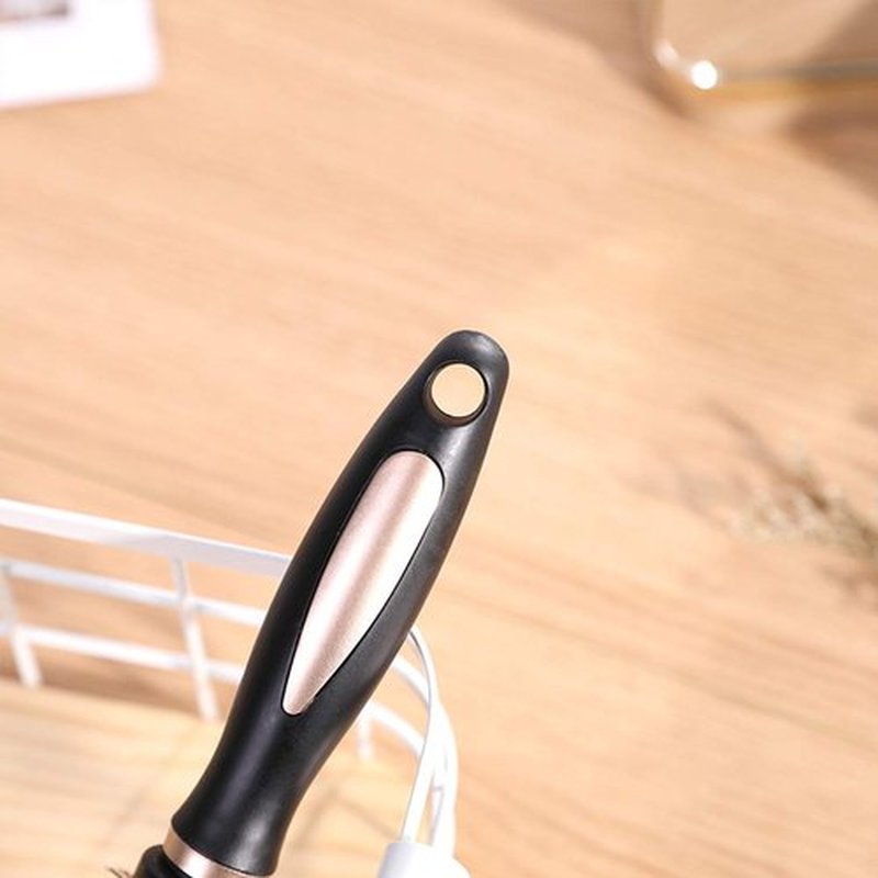 Skiennix Anti-Static Massage Hair Brush - Nylon Bristle Pins for All Hair Types | Rectangle Design