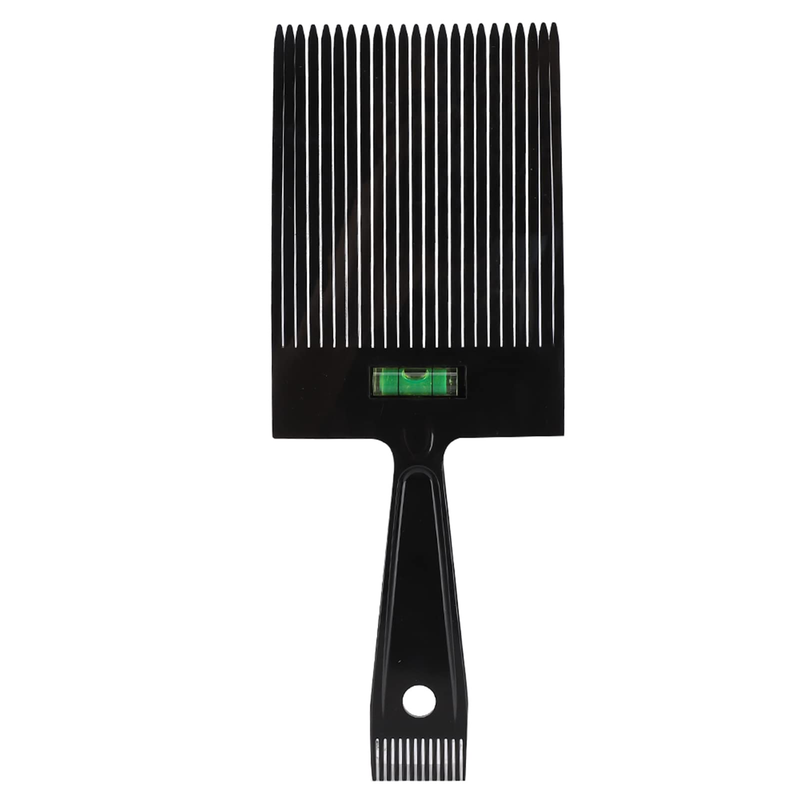 GBSCLOVER Flat Top Comb Board with Level Gauge, ABS Lightweight Cutting Comb with Level, Ergonomic Design hair guide Tool Easy to Use for Haircut, Clipper, Fading and Cutting Hair