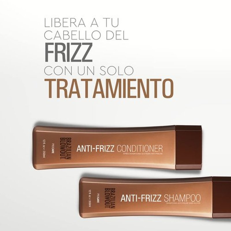 Brazilian Blowout Anti-Frizz Shampoo & Conditioner Set - Smooth, Frizz-Free Hair | 2 Count