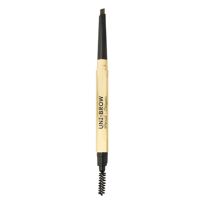 Winky Lux Uni-Brow Eyebrow Pencil - Dual-Ended Waterproof Brow Definer with Spoolie | Universal Shade for Natural Brows (Brown, Blonde, Taupe)
