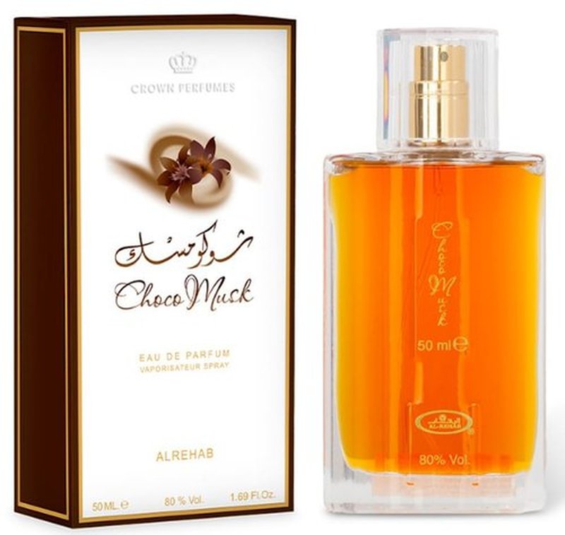 Al-Rehab Choco Musk Eau de Parfum Spray - Sweet & Warm Fragrance for Women | 1.65 oz (50 ml)