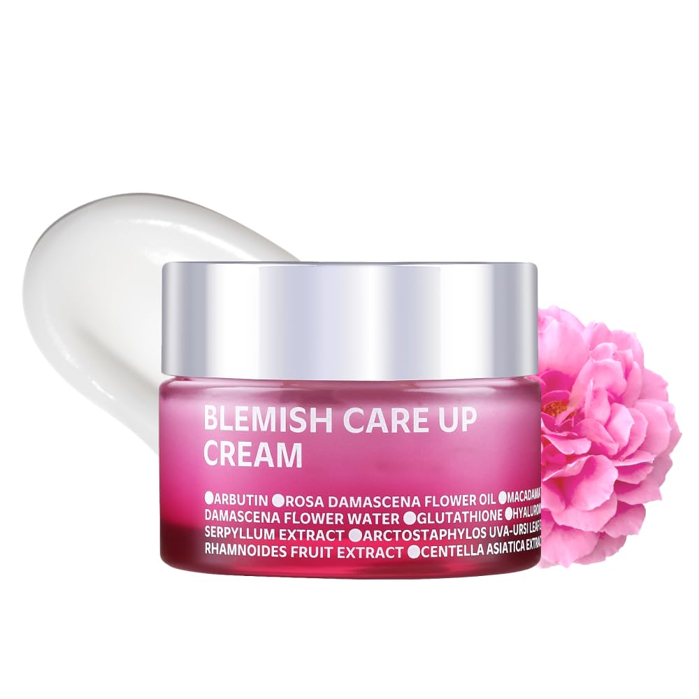ISOI Blemish Care Up Cream 55ml (1.86 fl.oz) | Blemish Dark Spot Removal & Acne Scar Care with Bulgarian Rose Oil, 5 Layer Hyaluronic Acid | Korean Skin Care