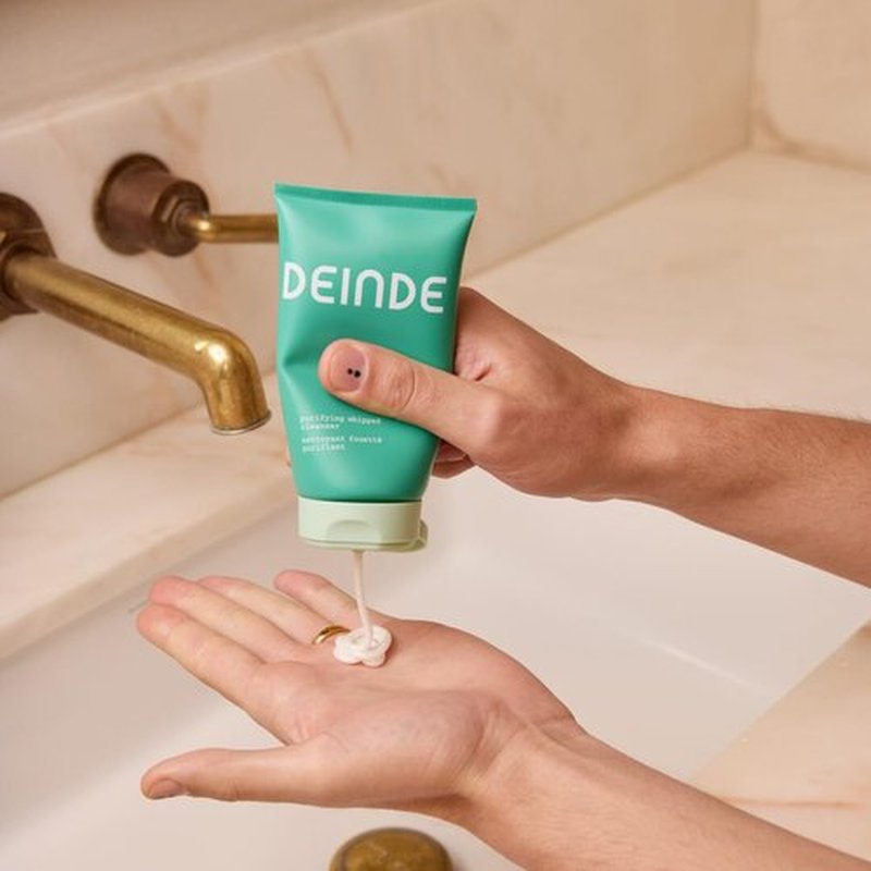 DEINDE Purifying Whipped Cleanser - Deep Clean Without Stripping Skin's Barrier | Non-Drying Microfoam Face Wash
