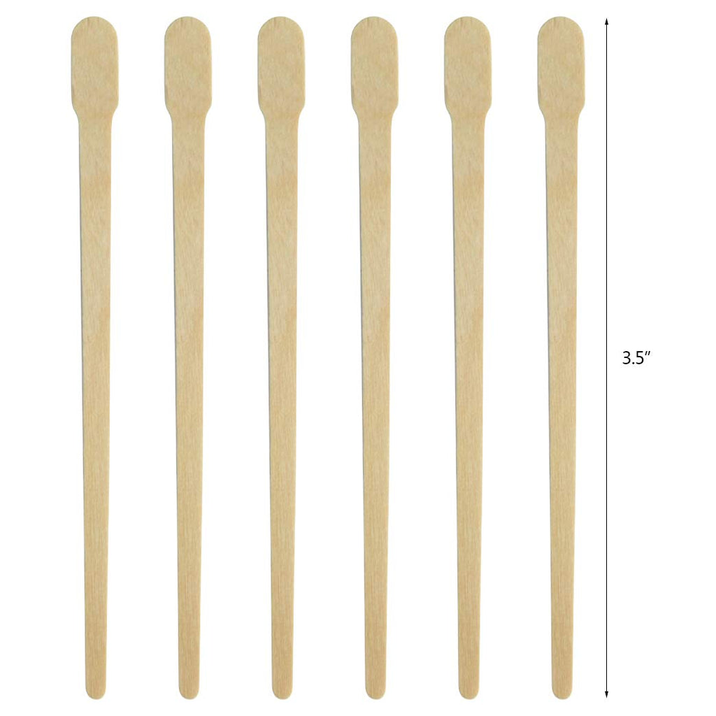1000pcs Wax Wood Sticks, Waxing Applicators for Hair, Body, Eyebrow and Nose Removal