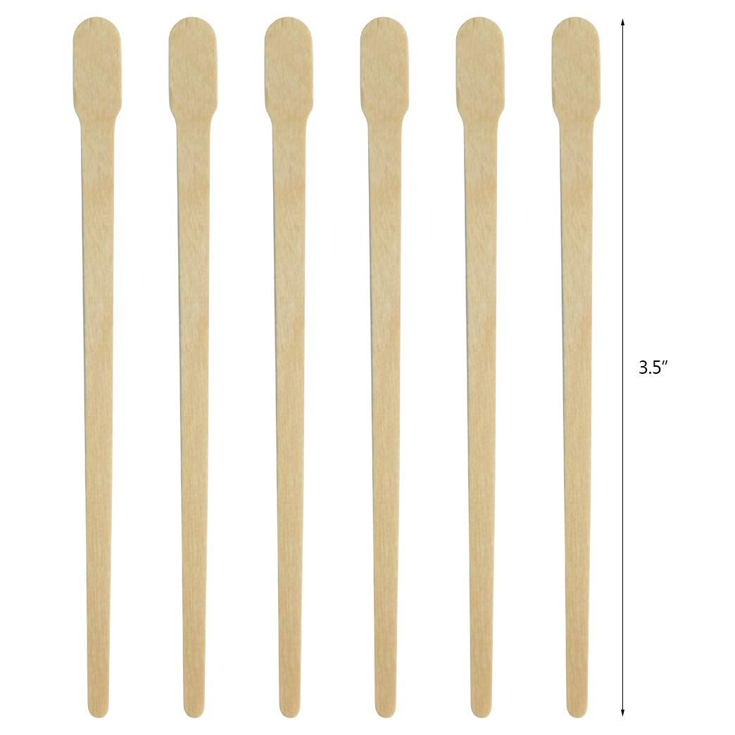 1000pcs Wax Wood Sticks, Waxing Applicators for Hair, Body, Eyebrow and Nose Removal