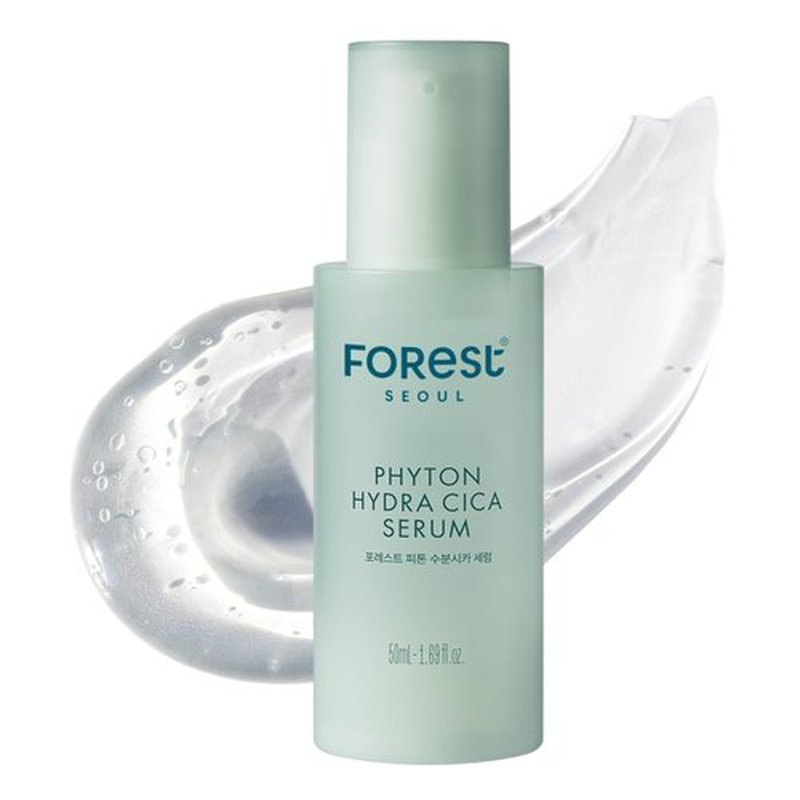 FOREST Phyton Cica Serum 1.69 fl.oz, Skin elasticity, pore care, moisturizing, korean skin care, hyaluronic acid, cica soothing serum